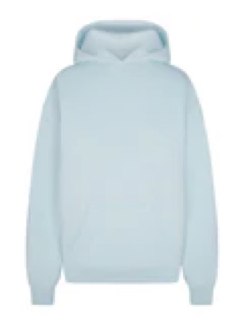 NWT Skims French Terry Oversized Hoodie Light Blue Minimal Pullover Size 3X Opal - Picture 2 of 2